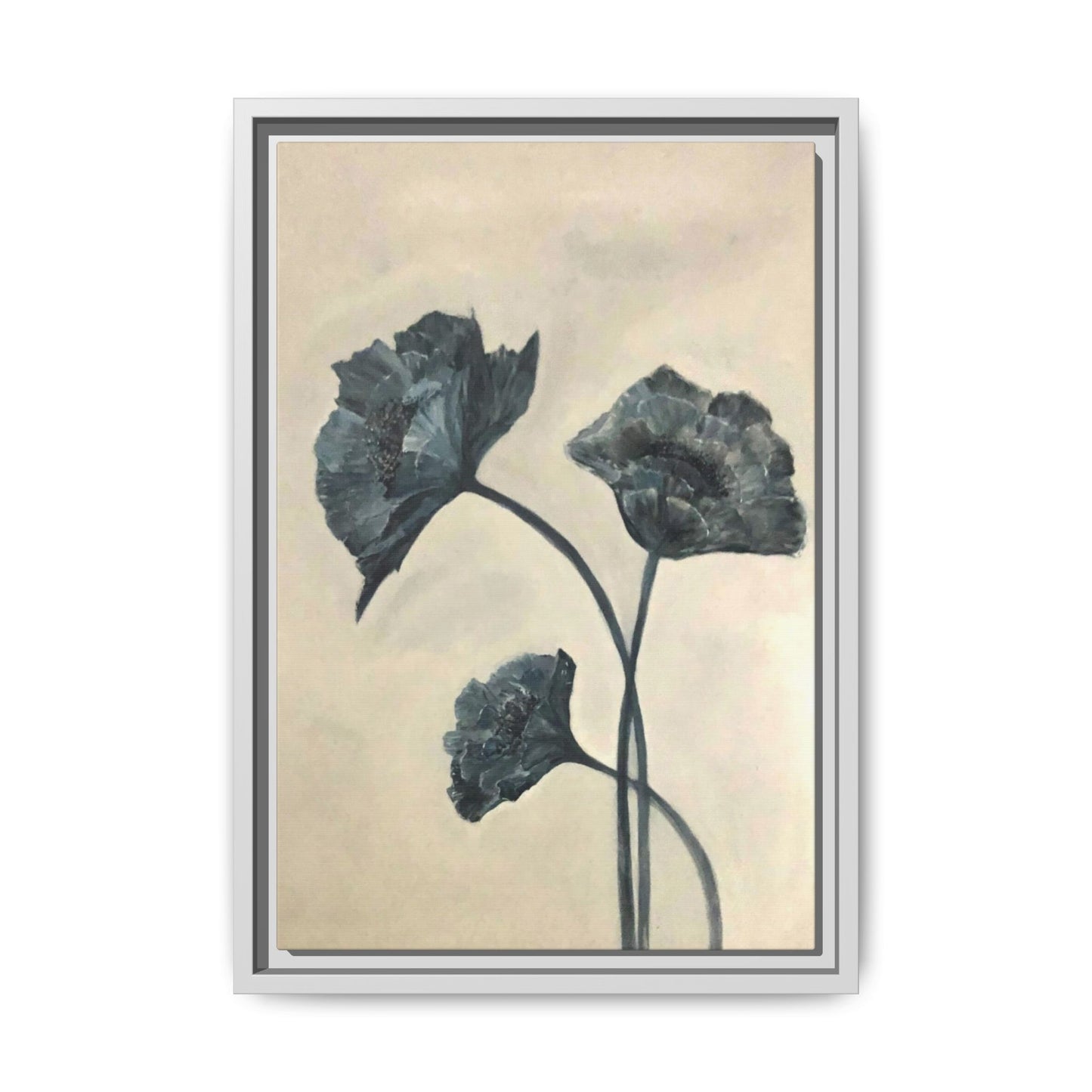 "Azure Bloom" Fine Art Print - Framed