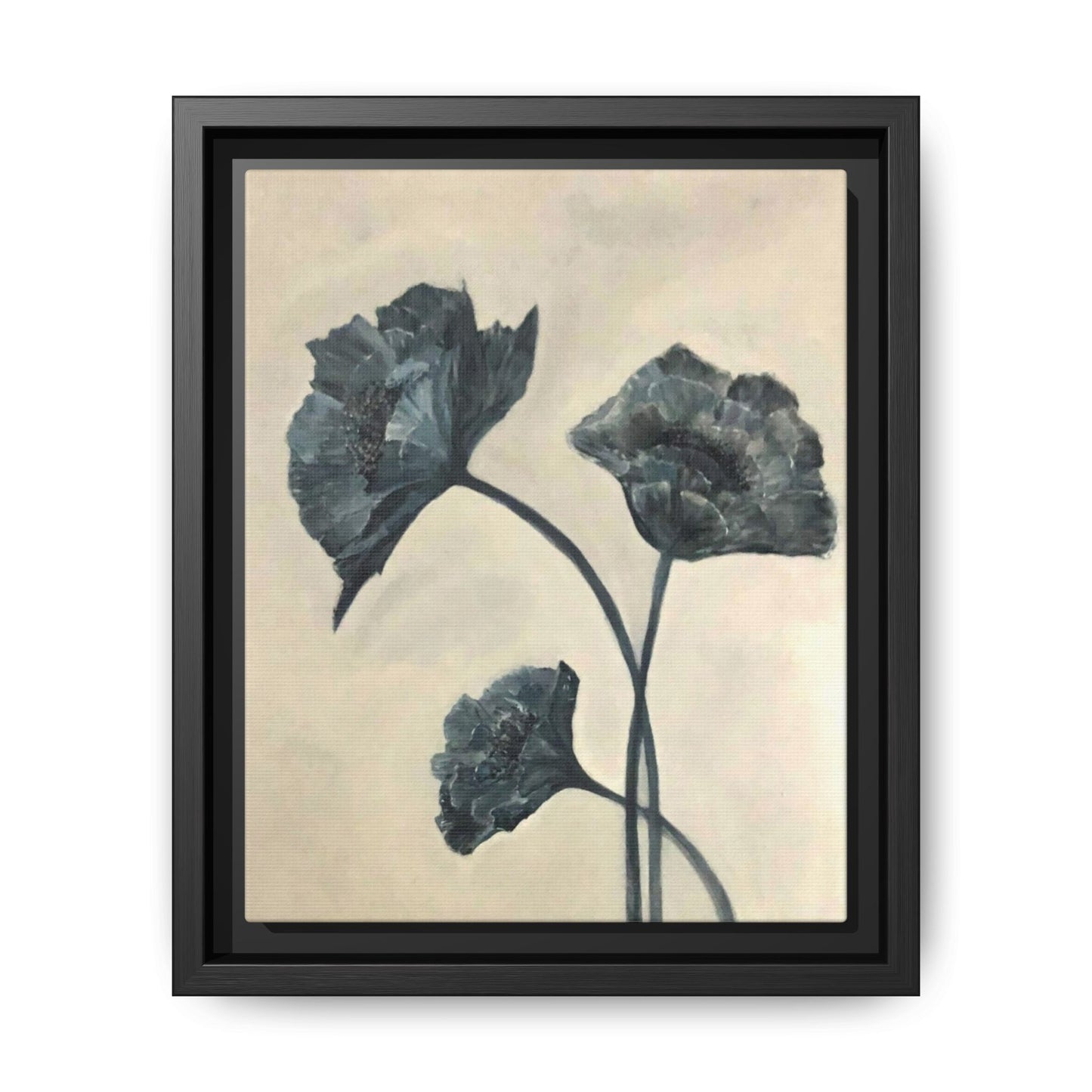 "Azure Bloom" Fine Art Print - Framed