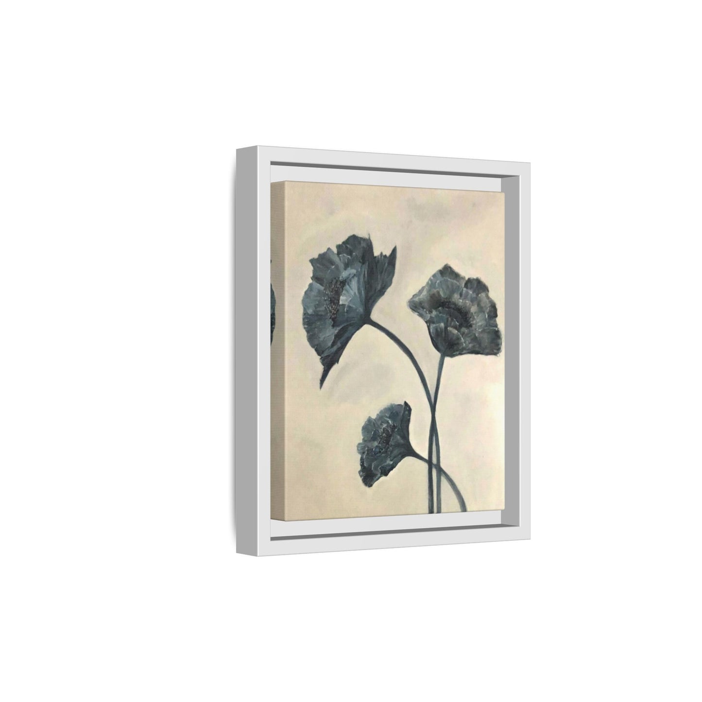 "Azure Bloom" Fine Art Print - Framed