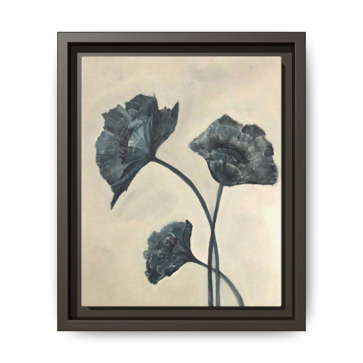 "Azure Bloom" Fine Art Print - Framed