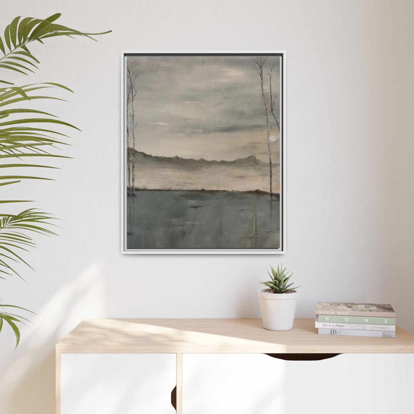 "Veil of Morning Light" Fine Art Print - Framed
