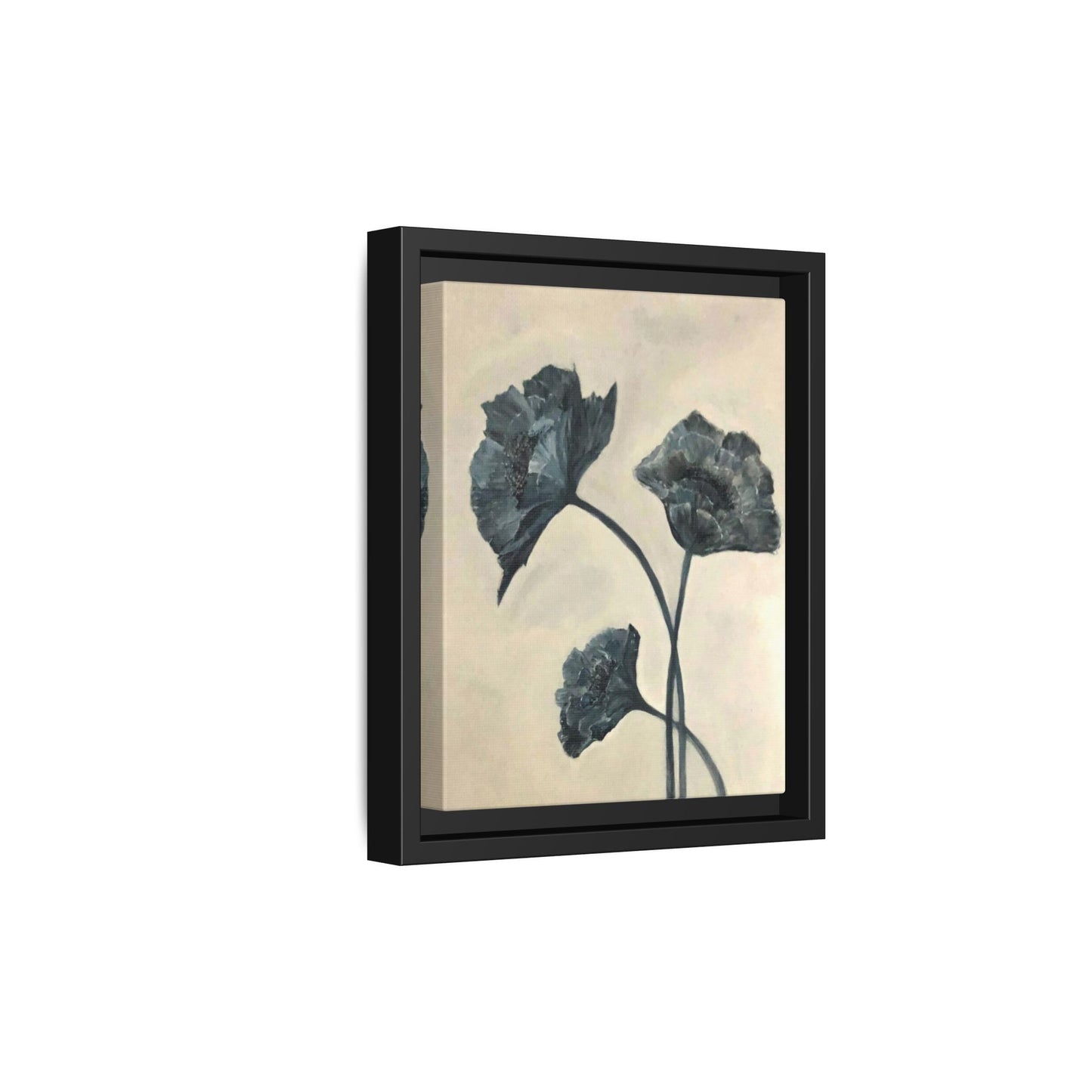 "Azure Bloom" Fine Art Print - Framed