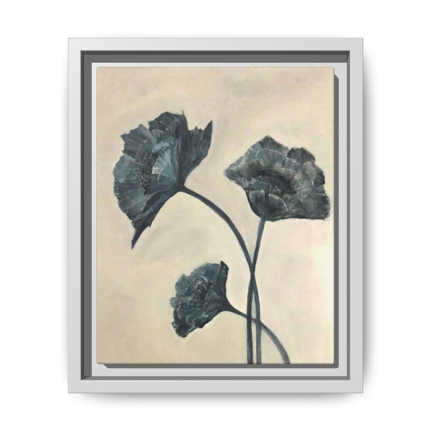 "Azure Bloom" Fine Art Print - Framed