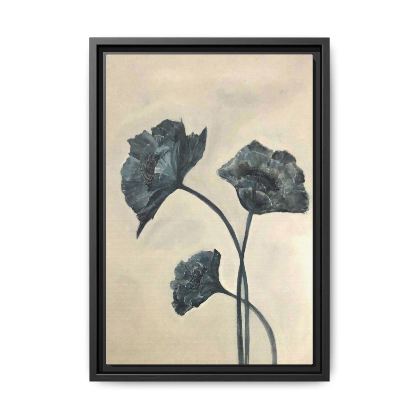 "Azure Bloom" Fine Art Print - Framed