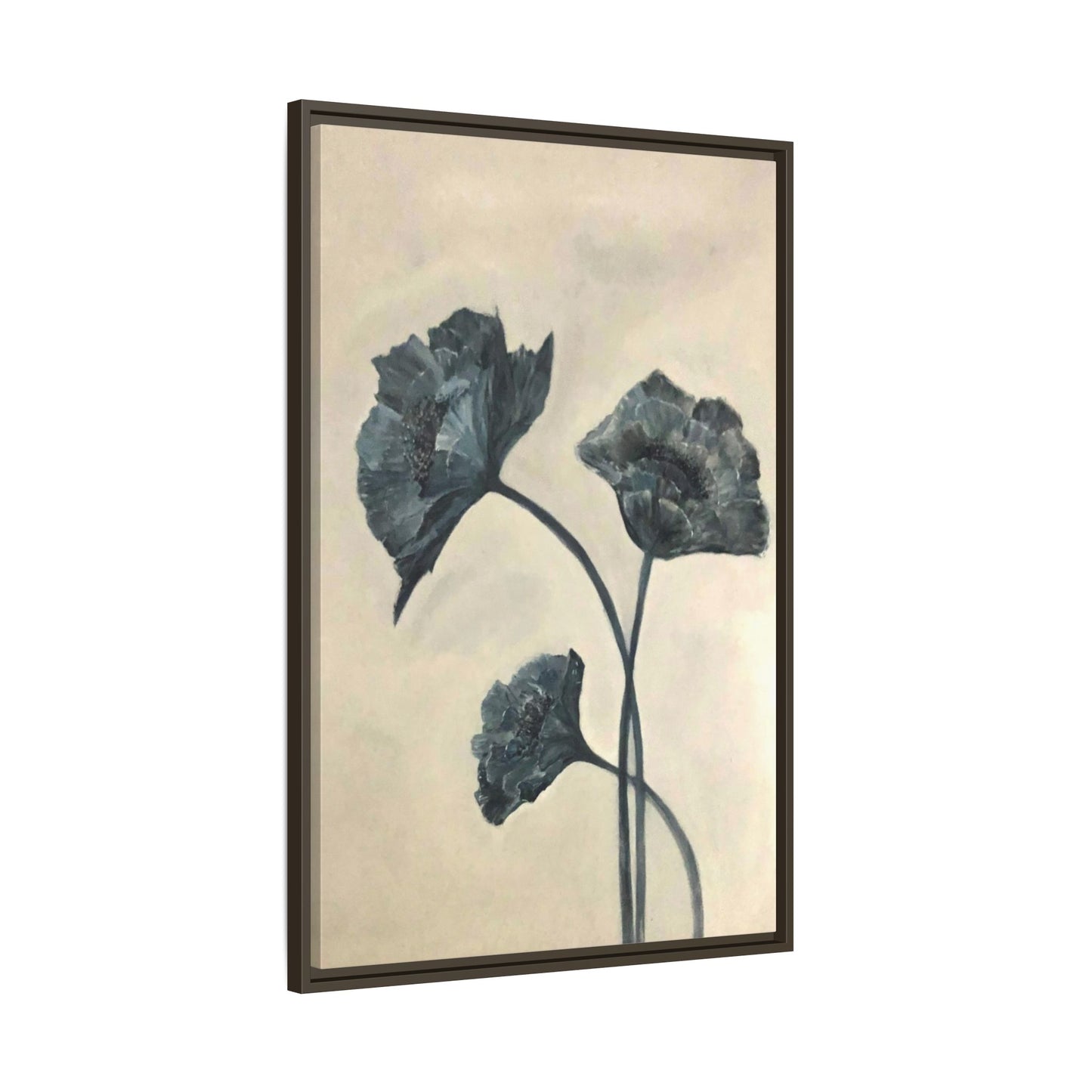 "Azure Bloom" Fine Art Print - Framed