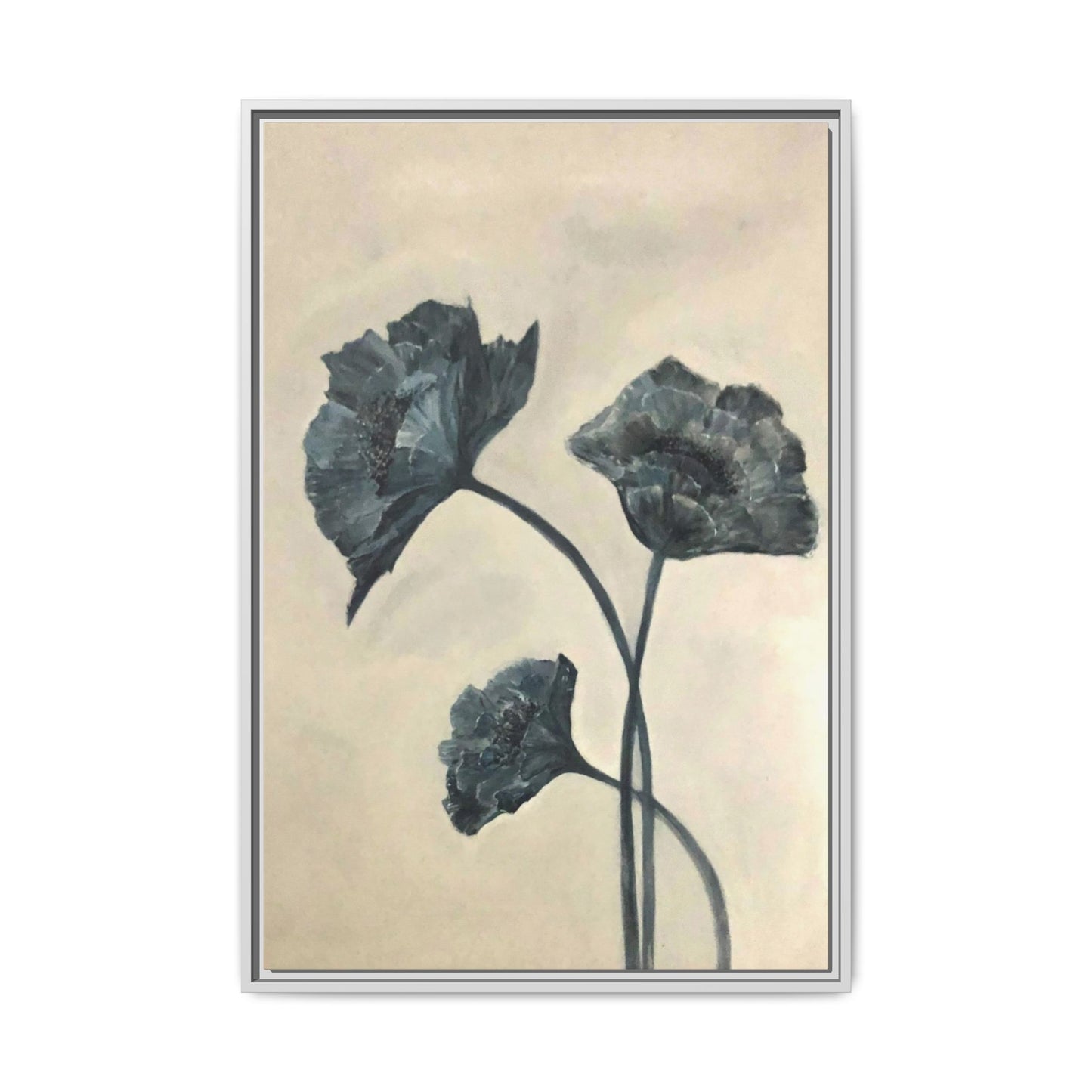"Azure Bloom" Fine Art Print - Framed