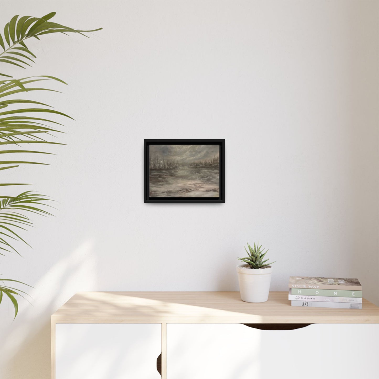 "Among the Evergreens" Fine Art Print - Framed