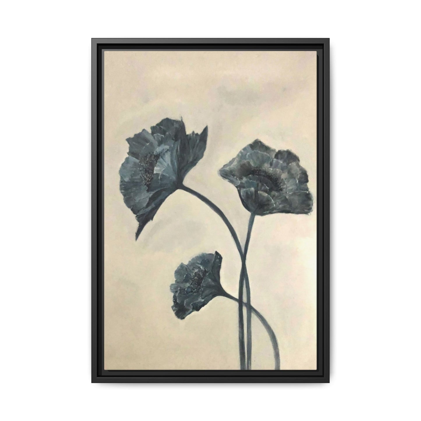 "Azure Bloom" Fine Art Print - Framed