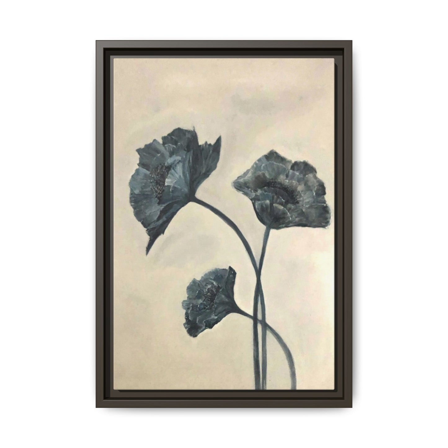 "Azure Bloom" Fine Art Print - Framed