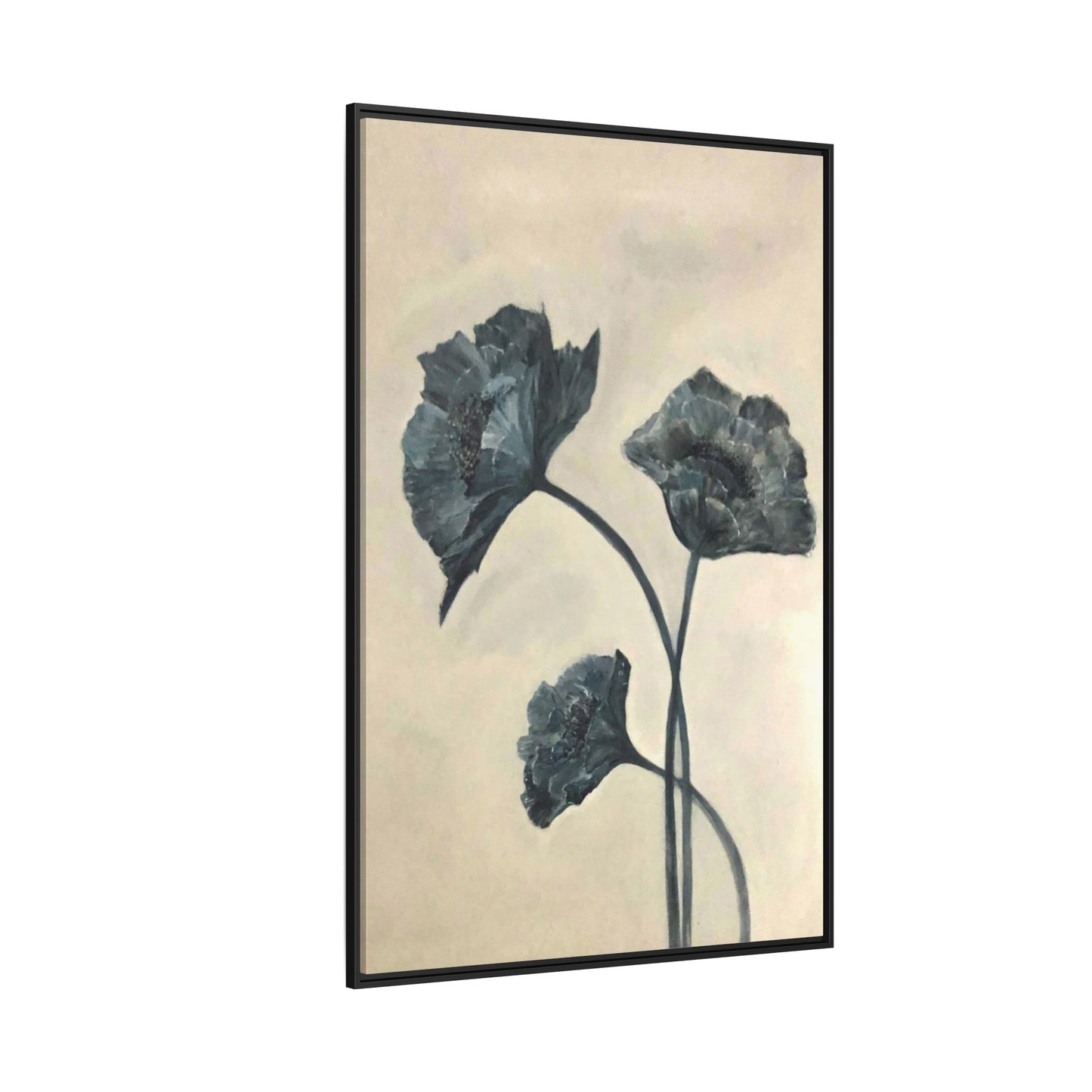 "Azure Bloom" Fine Art Print - Framed