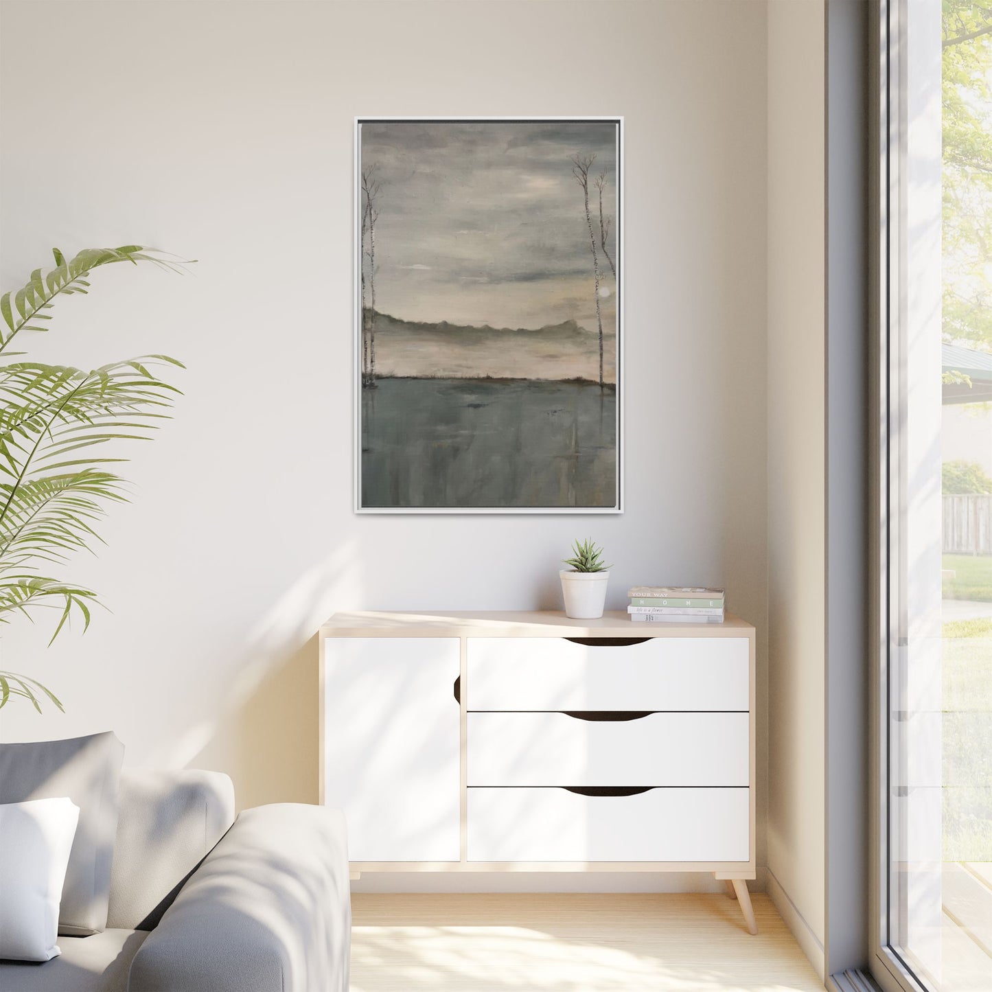 "Veil of Morning Light" Fine Art Print - Framed
