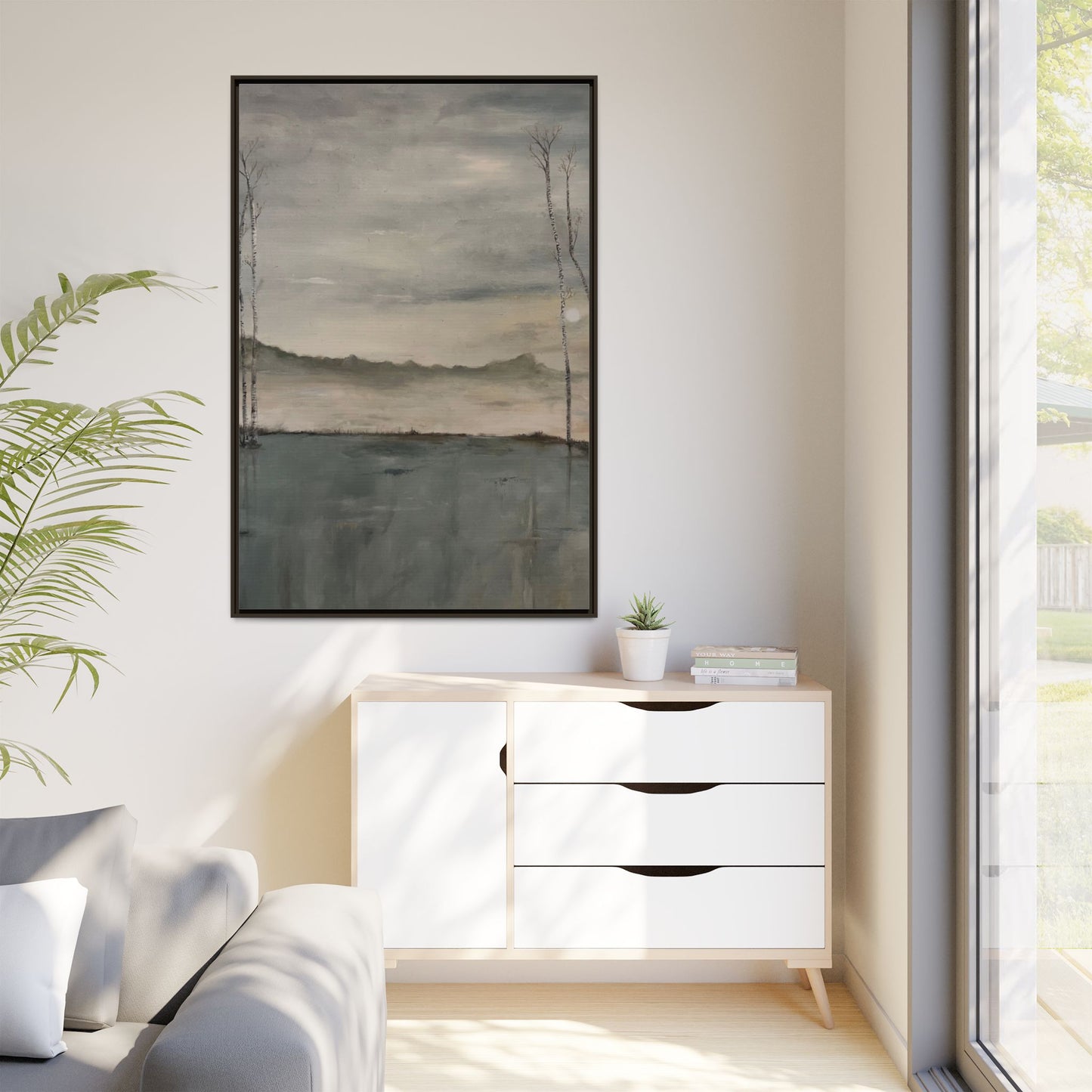 "Veil of Morning Light" Fine Art Print - Framed