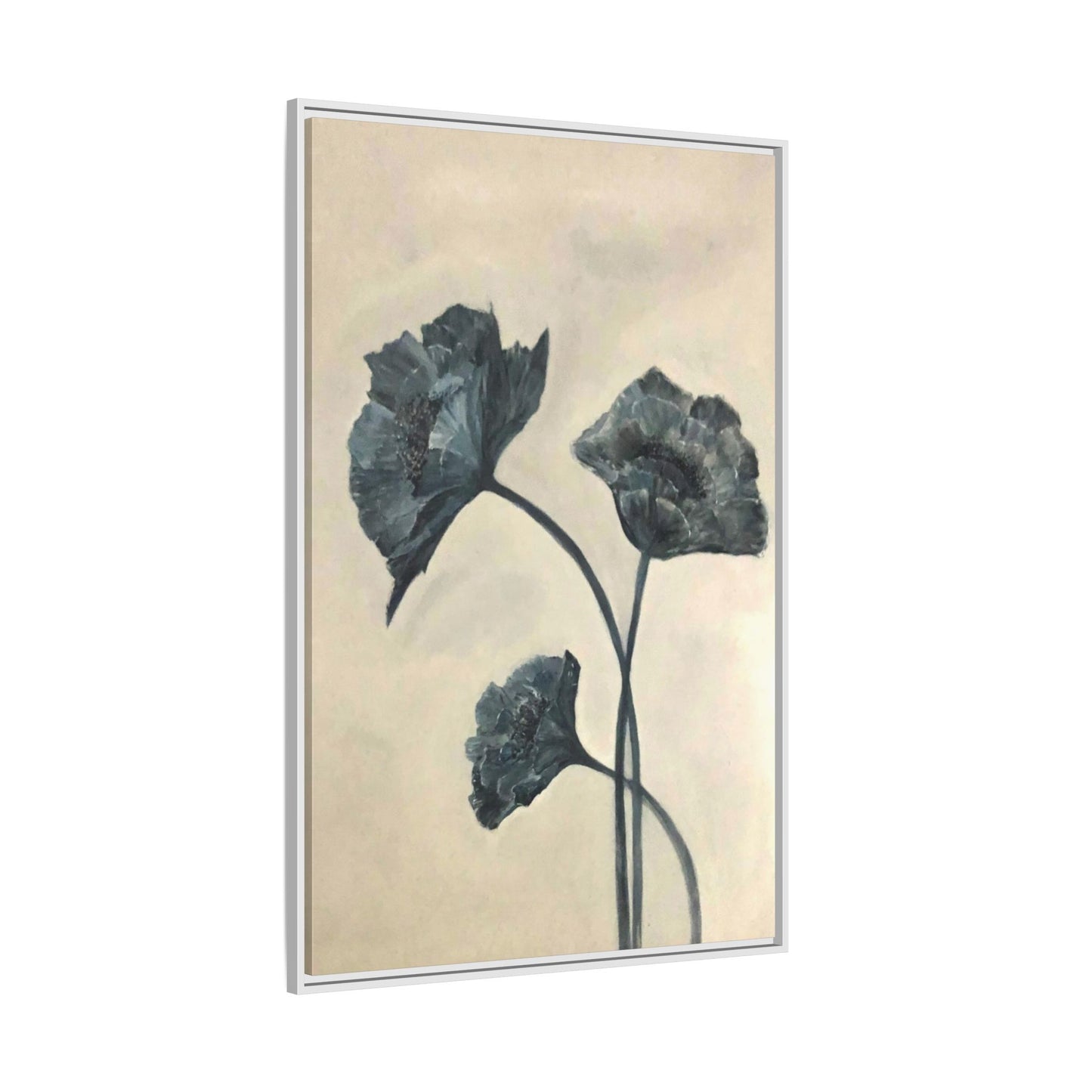 "Azure Bloom" Fine Art Print - Framed