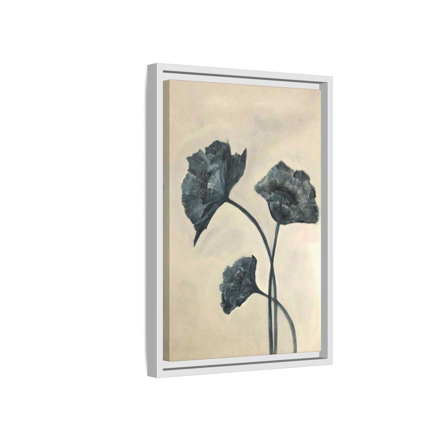 "Azure Bloom" Fine Art Print - Framed
