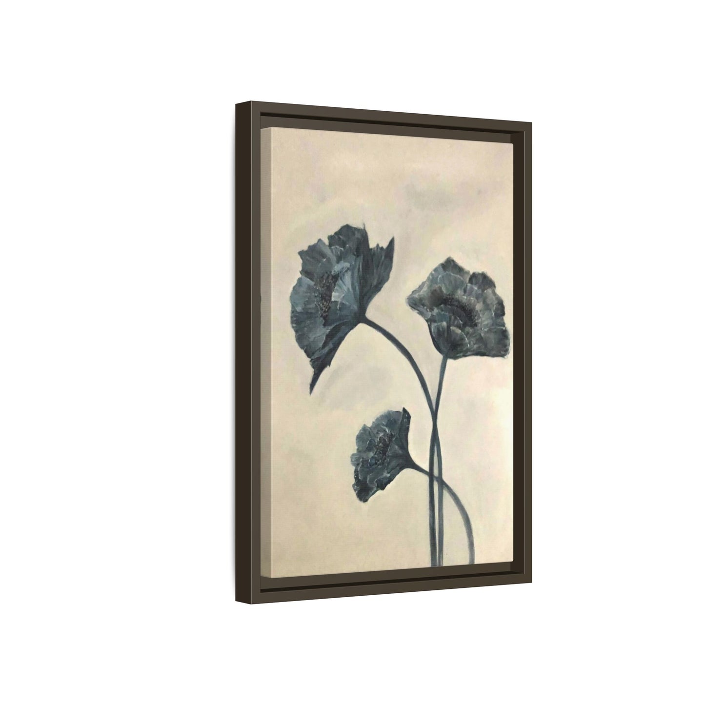 "Azure Bloom" Fine Art Print - Framed