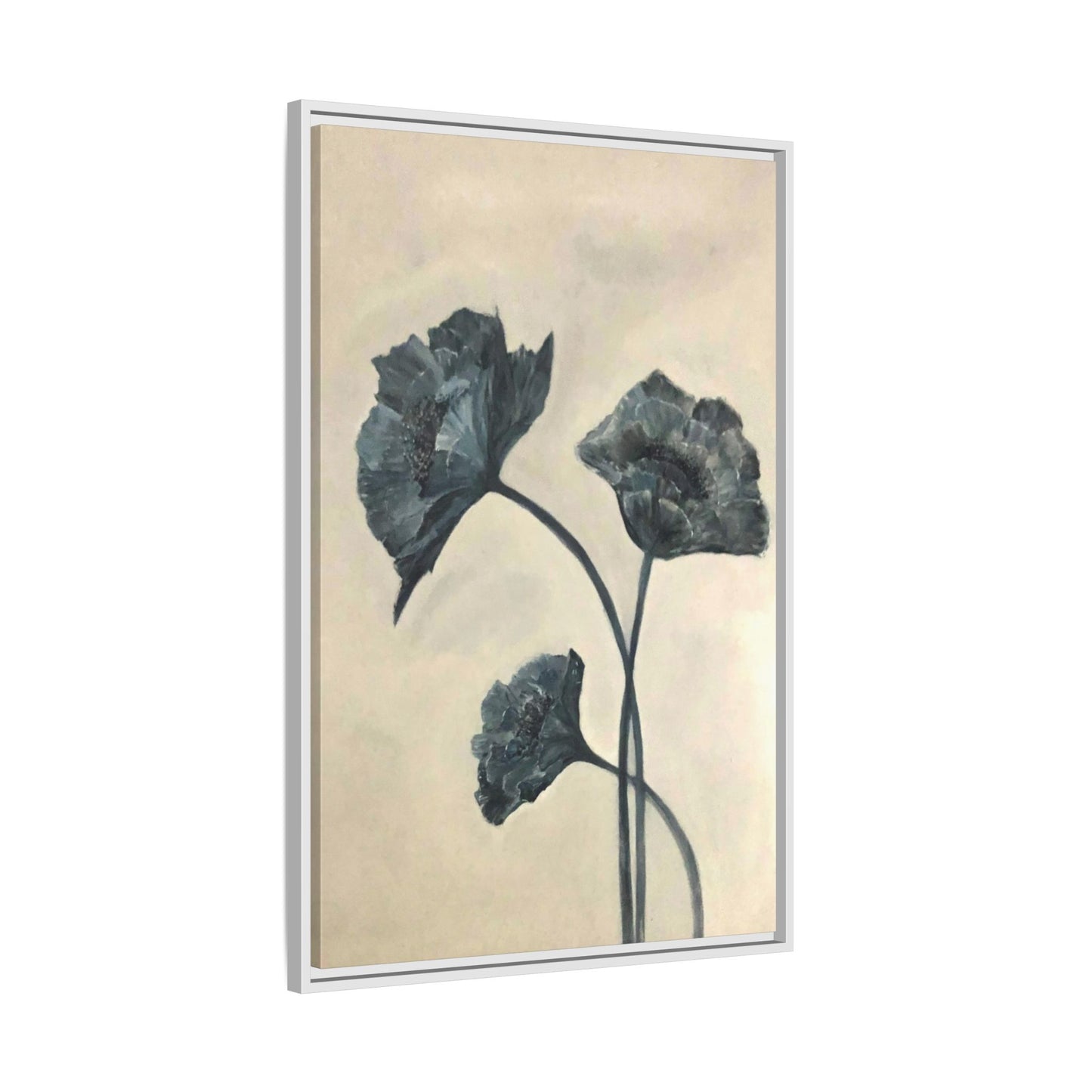 "Azure Bloom" Fine Art Print - Framed