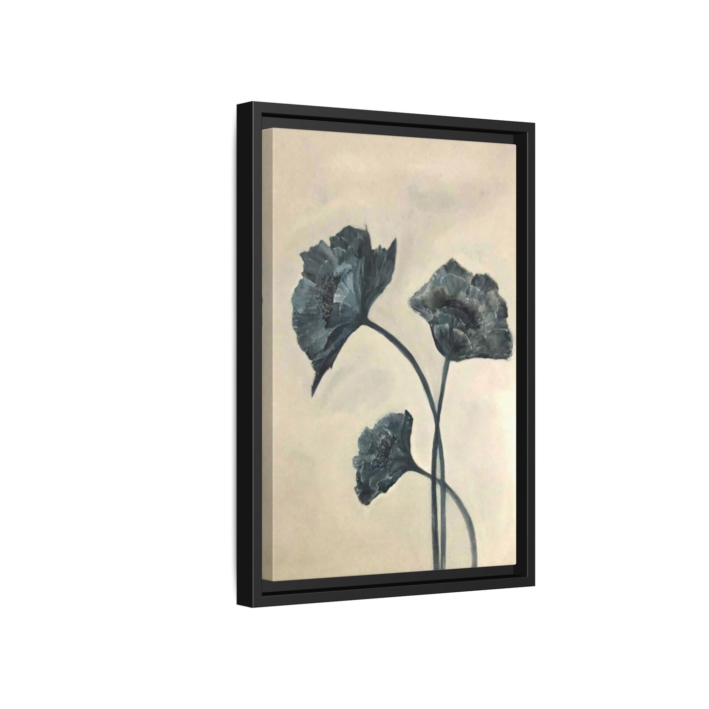 "Azure Bloom" Fine Art Print - Framed