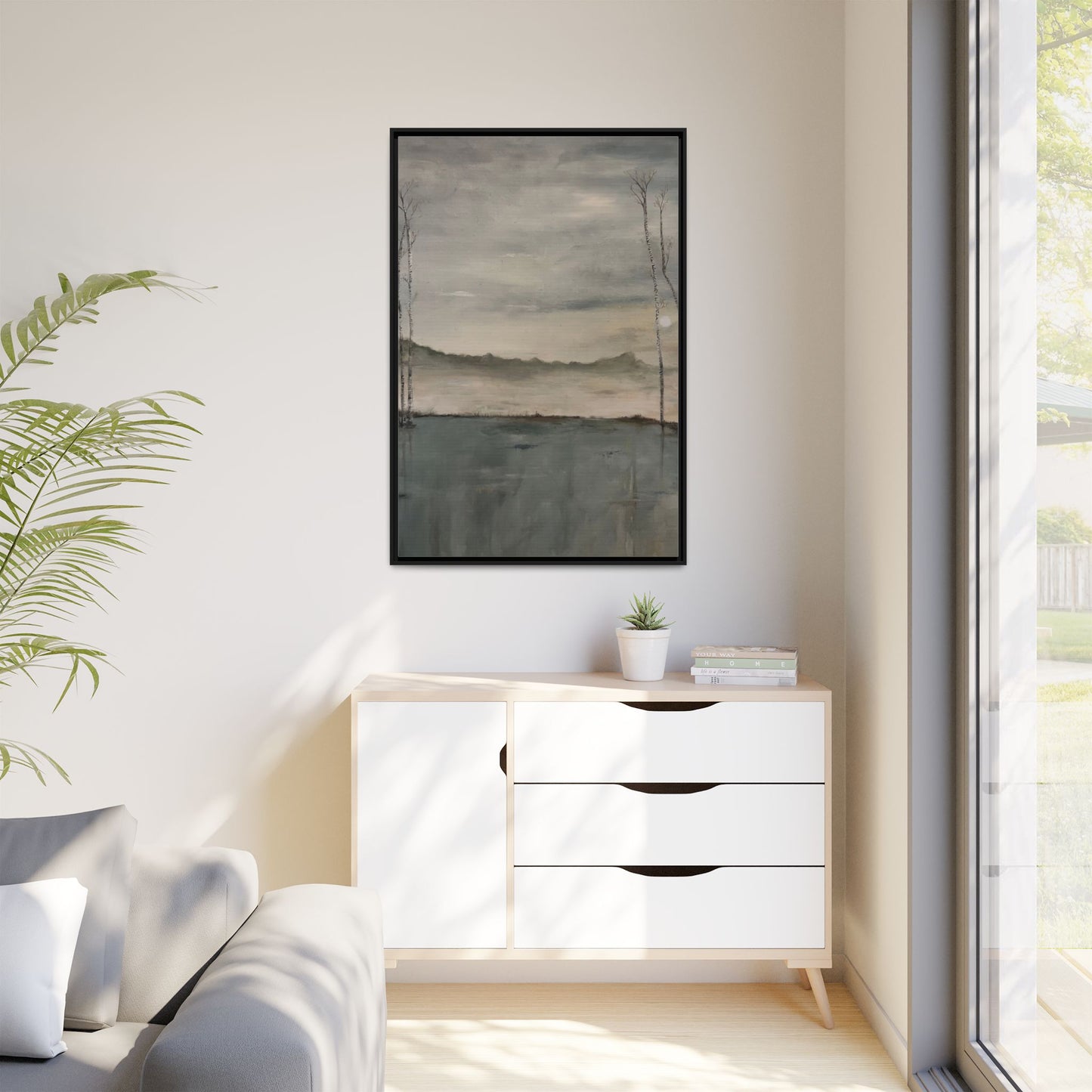 "Veil of Morning Light" Fine Art Print - Framed