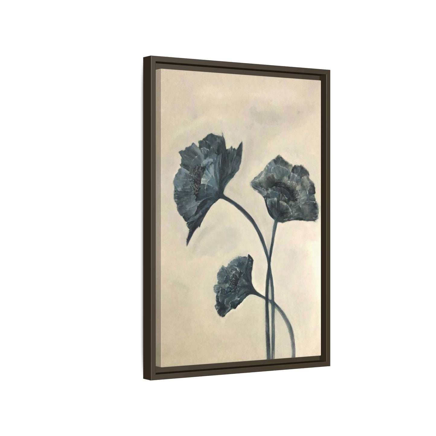 "Azure Bloom" Fine Art Print - Framed