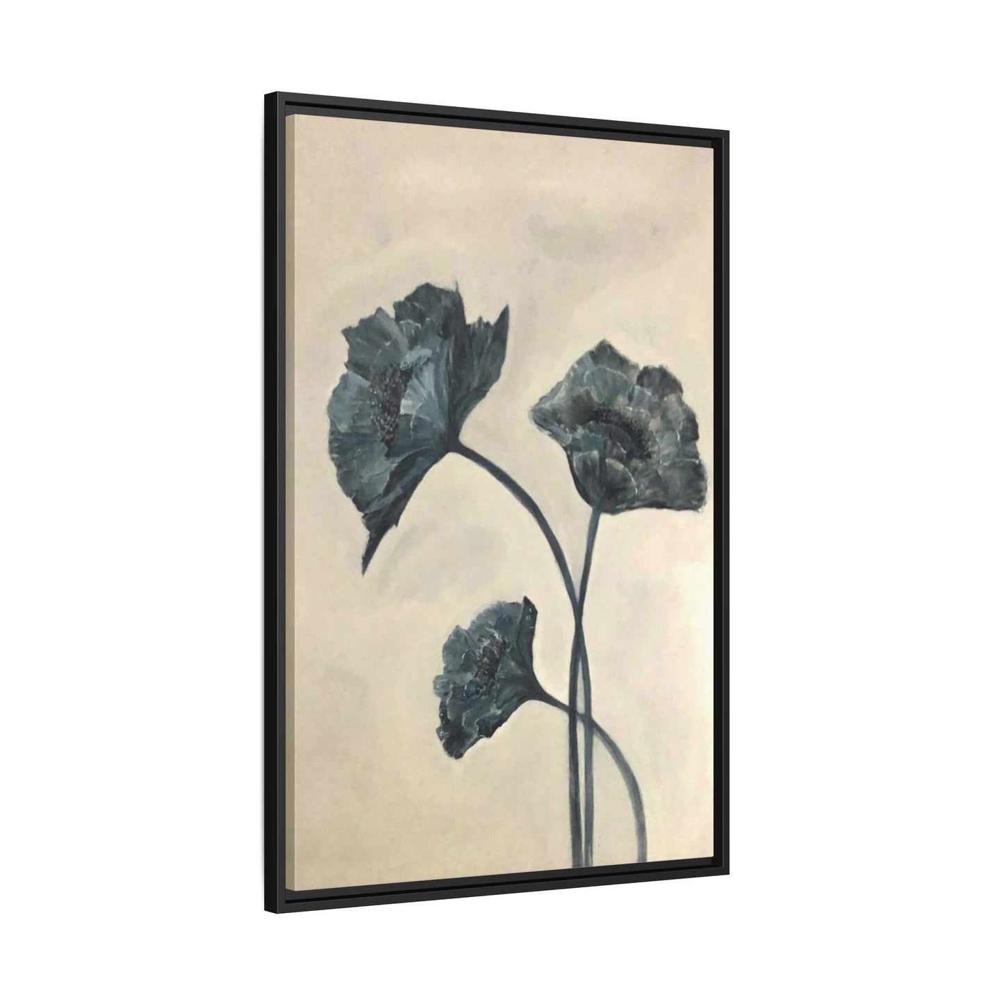"Azure Bloom" Fine Art Print - Framed