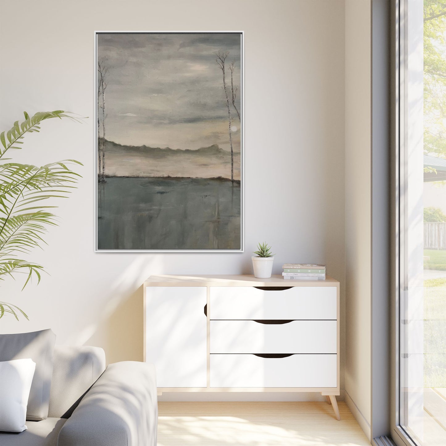 "Veil of Morning Light" Fine Art Print - Framed