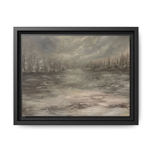 "Among the Evergreens" Fine Art Print - Framed