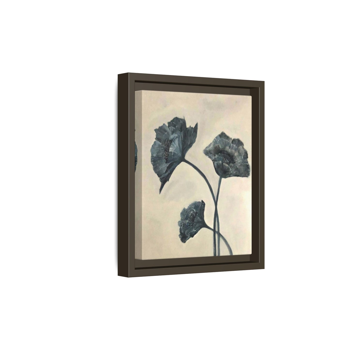 "Azure Bloom" Fine Art Print - Framed