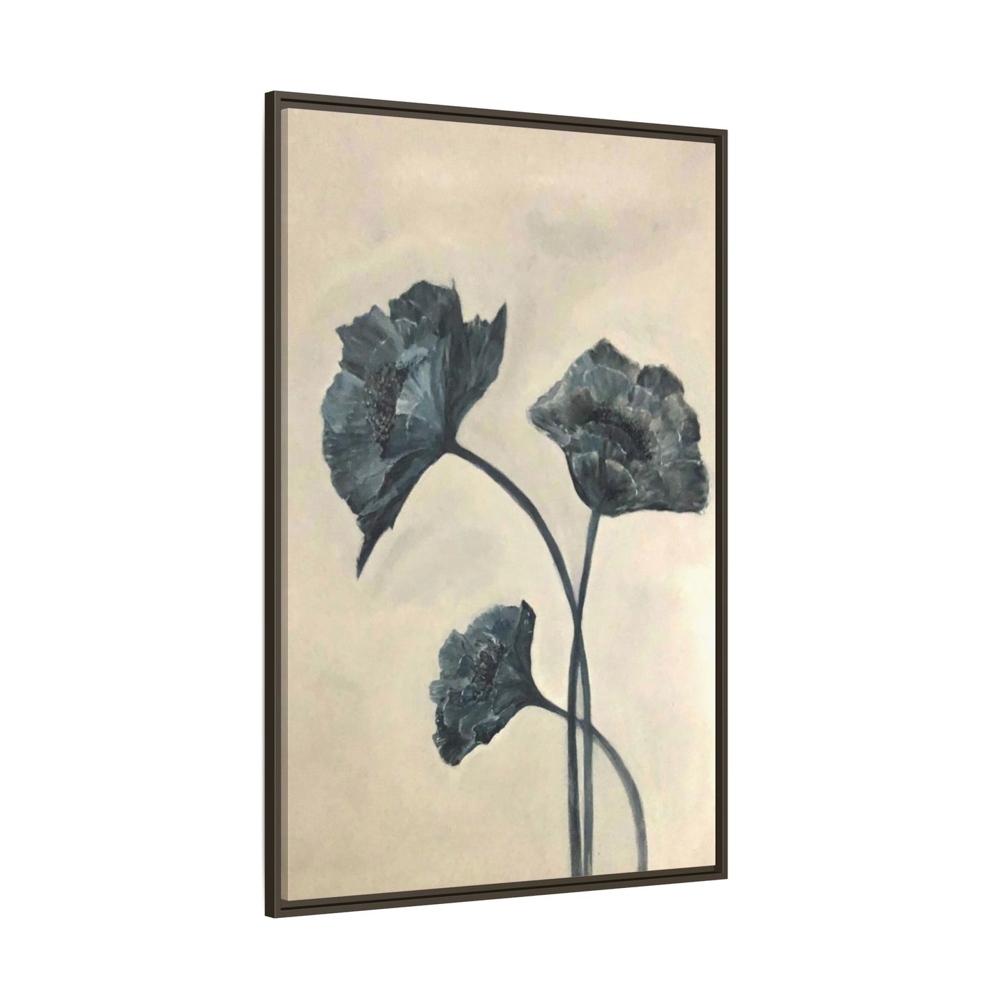 "Azure Bloom" Fine Art Print - Framed