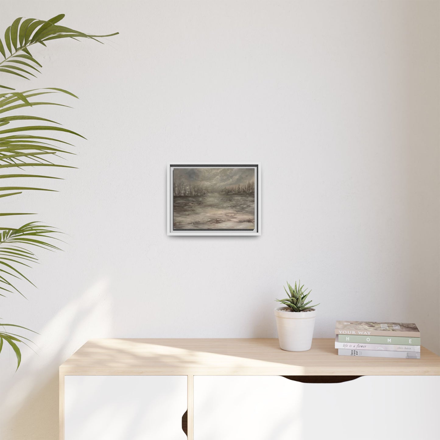 "Among the Evergreens" Fine Art Print - Framed