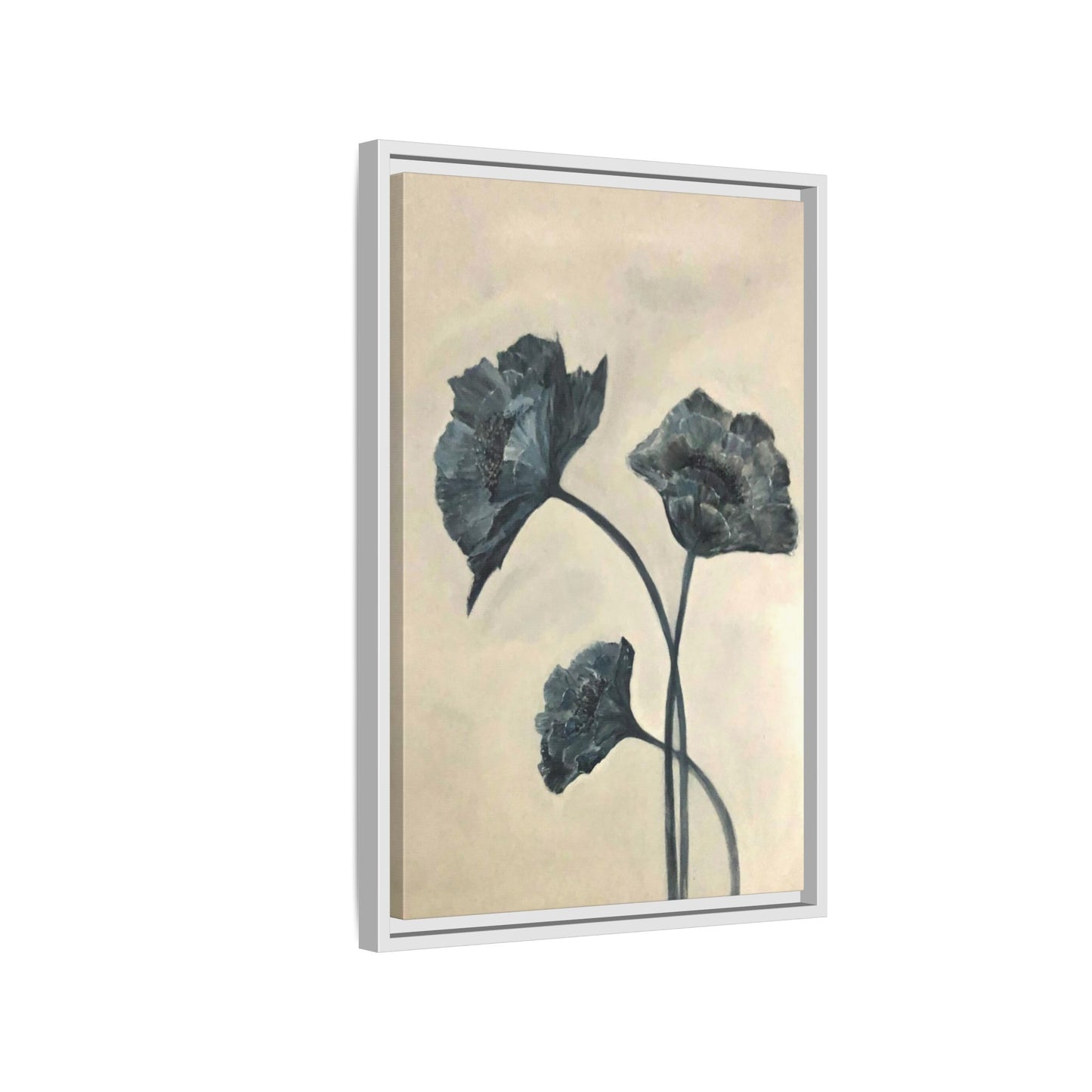 "Azure Bloom" Fine Art Print - Framed