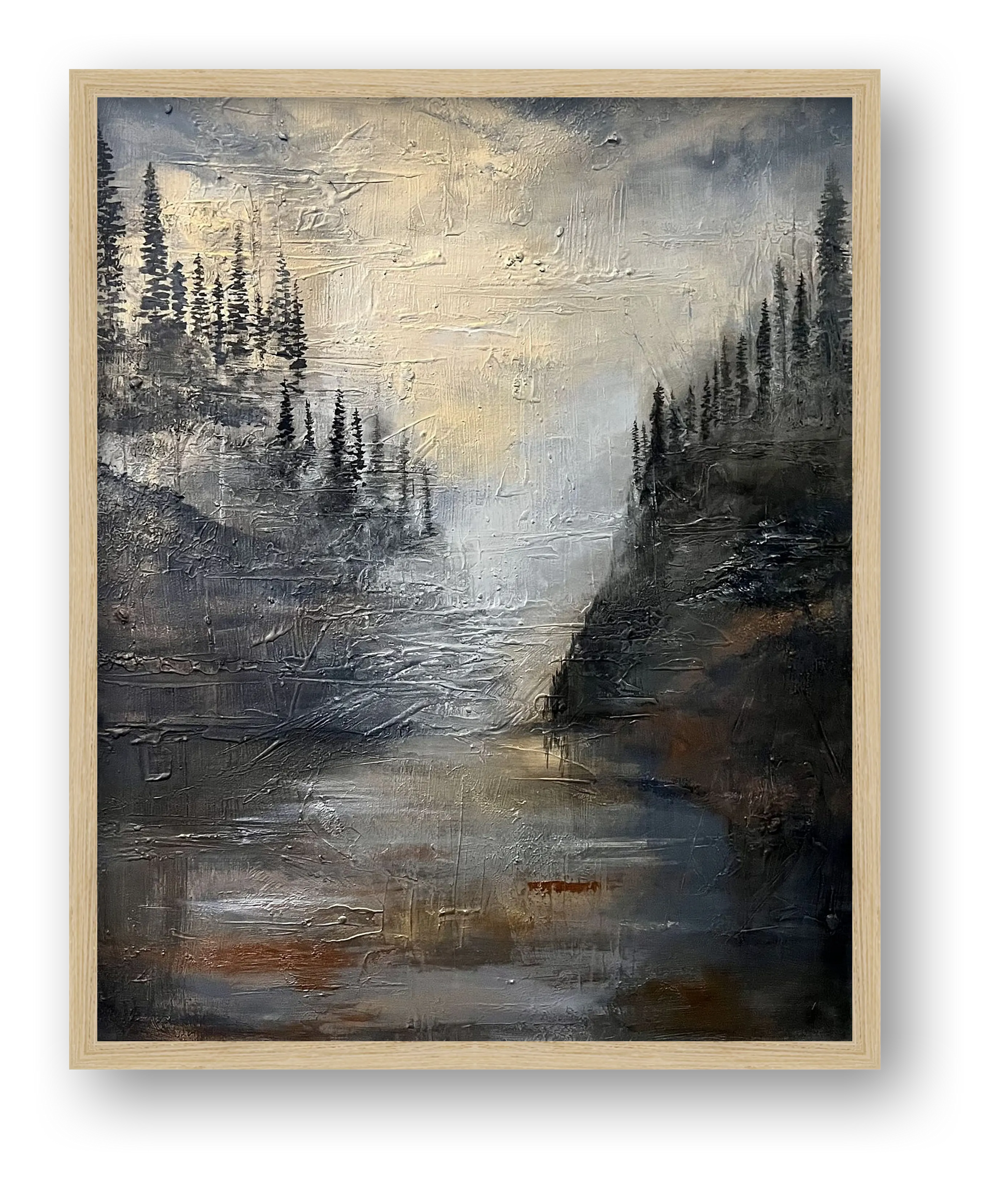 Valley of Stillness — framed