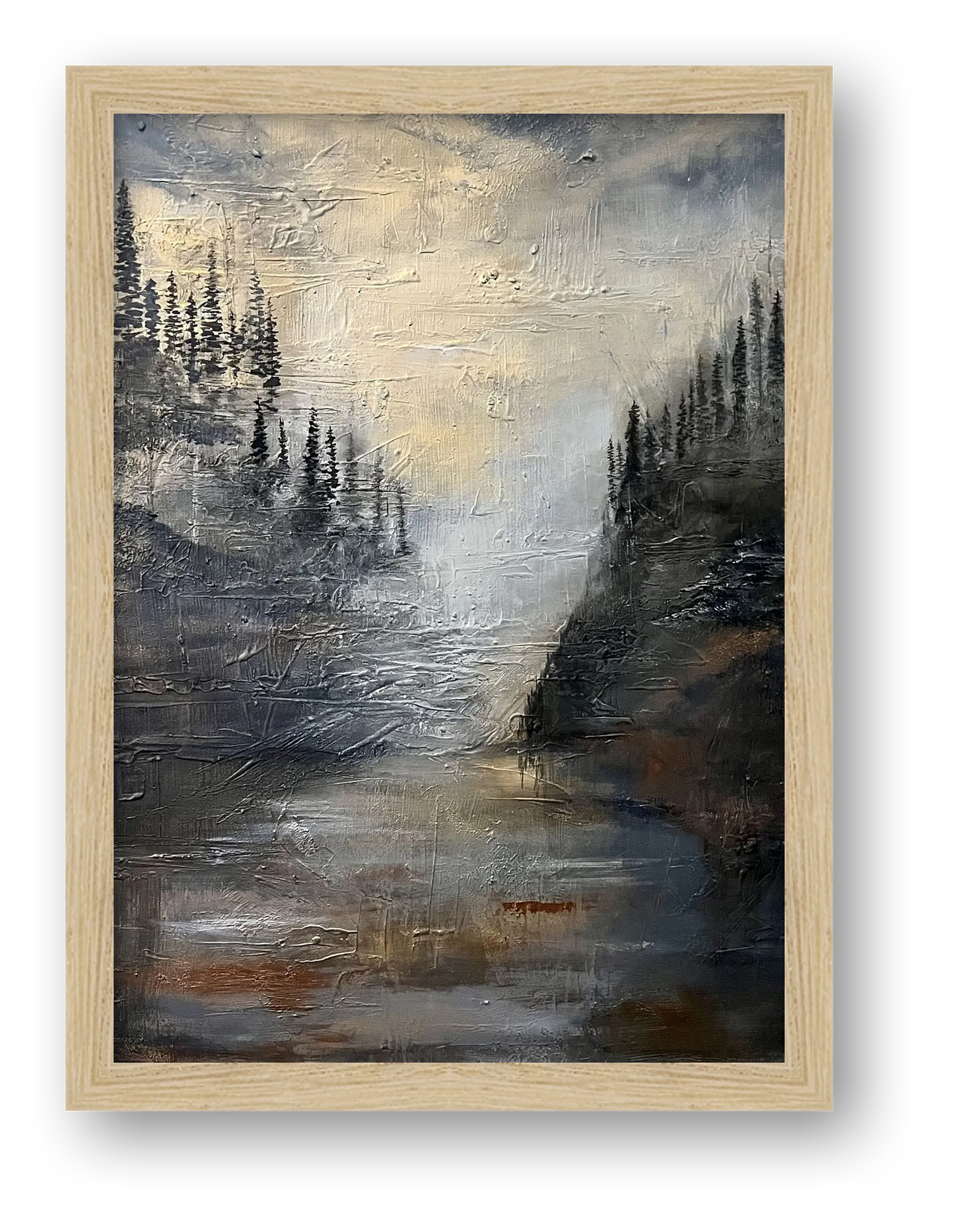 Valley of Stillness — framed