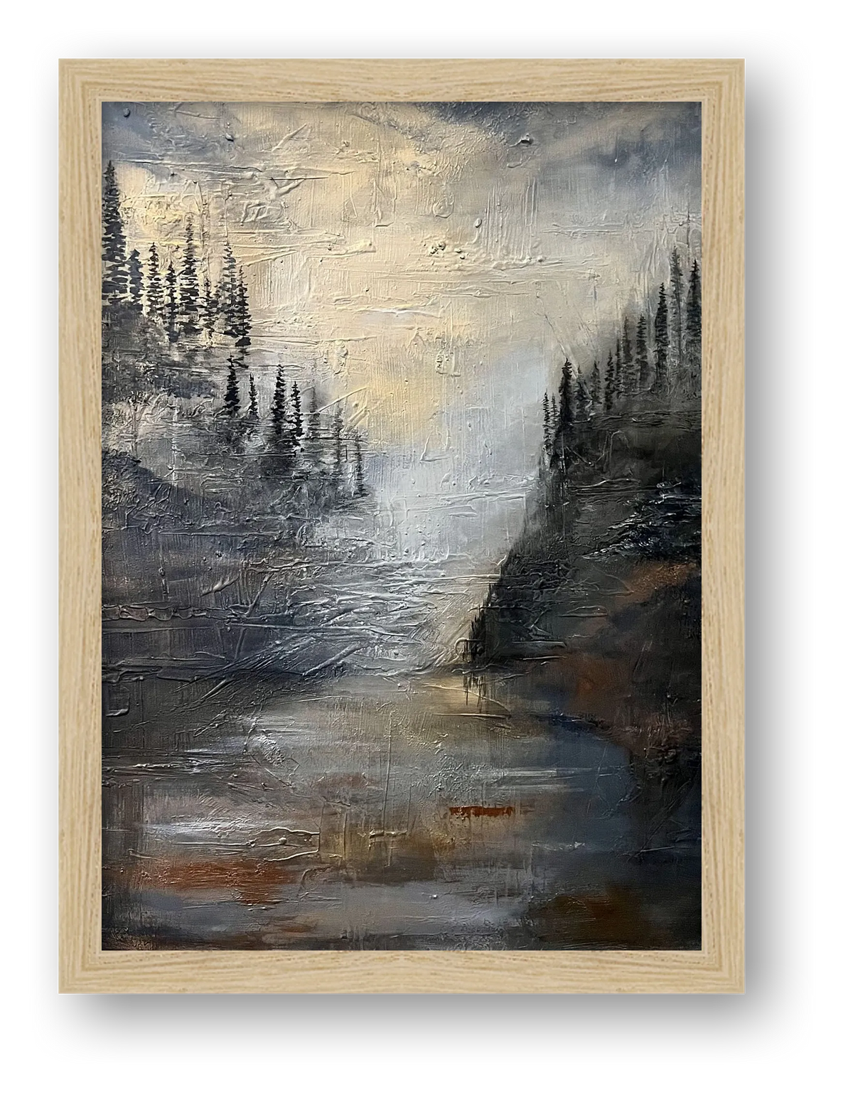 Valley of Stillness — framed